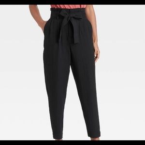 Women’s High-Rise Paperbag Pants - A New Day NWT